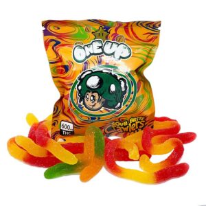 one up gummies sour brite crawlers gummies